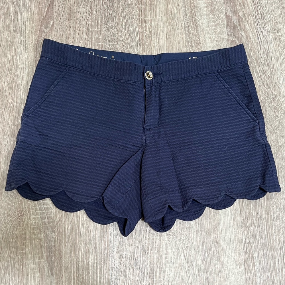 Navy Buttercup Shorts by Lilly Pulitzer